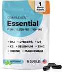 Complement Essential Vegan Multivitamin For & Women (30 Servings, 90 Capsule. Fixed Price $73.32.