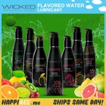 Wicked Aqua Flavored Water Lubricant Couples Oral Sex Edible H2O Massage Lube. Fixed Price $14.86.