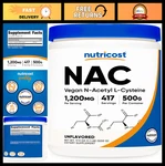 N-acetyl L-cysteine Powder 500G Vegan, Non-gmo, Gluten-free Antioxidant Supple. Fixed Price $78.99.