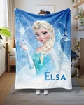 Custom Name Frozen Elsa Disney Castle Fleece BLANKET#5. Fixed Price $40.00.
