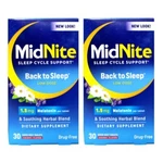 2 Pack Midnite Sleep Aid 30 Chewable Tablets Ea 60. Fixed Price $21.37.