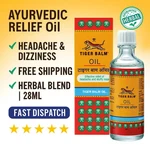 Tiger Balm Ayurvedic Pain Relief Oil 28ML Headache, Dizziness Free Ship. Fixed Price $19.24.