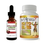 Apple Cider Vinegar Liquid Supplement & Keto Bhb Weight Management 60 Capsules. Fixed Price $43.41.