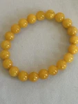 Natural Baltic Amber Butterscotch Round Bracelet 9.3MM 8.5 Grams 21 Beads. Fixed Price $150.00.