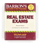 Barron's Real Estate Exam Flash Cards 2ND Edition Sealed 450 Friedman. Fixed Price $21.95.