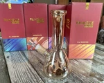 Famous Brandz Smoking Water Pipe Bong Glass Bowl 8 Clear Gold - Ice Catcher. Fixed Price $29.03.