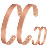 Feraco Copper Magnetic Bracelet For Women, 99.99% Pure Cuff Bangle.... Fixed Price $32.39.