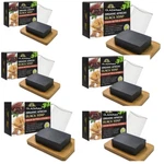 Natural African Black Soap W/cocoa Butter & Vitamin For All Skin, Gentle, Para. Fixed Price $24.00.