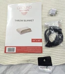 Therapy Earthing Throw Blanket 44X68 With Tester Grounding Pad. Fixed Price $64.97.