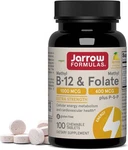 Jarrow Formulas Methyl B-12 & Folate, Bioactive Vitamin B9 B12. Fixed Price $22.10.