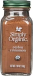 Simply Organic Ground Ceylon Cinnamon, Gmo Free 2.08 Oz Bottle. Fixed Price $9.99.