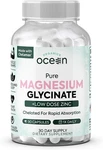 Organics Ocean Pure Magnesium Glycinate For Women And 90 Capsule Sealed. Fixed Price $12.99.