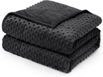 Minky Dot 20LB Weighted Blanket For Adults - Stress Relief & Sleep Aid, Black 60. Fixed Price $113.99.