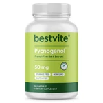 Pycnogenol 50MG (60 Capsules) French Maritime Pine Bark Extract- Gluten Free. Fixed Price $29.99.