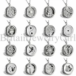 30MM Locket Pendant Aromatherapy Perfume Essential Oil Diffuser Chain Necklace. Fixed Price $80.89.