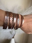 Copper Magnetic Bangle Bracelet Women Arthritis Pain Relief Balance Calm Joy. Fixed Price $19.42.