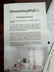 Groundingwell Sheet 100% Organic Cotton Silver Fiber Certificate. Fixed Price $60.00.