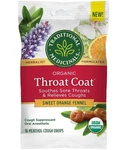 Traditional Medicinals Lozenges, Organic Throat Coat Sweet Orange Fennel,. Fixed Price $8.59.