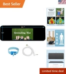 Wellness Grounding Mat Kit With 15FT Cord & Wristband - Promote Health Indoors. Fixed Price $40.99.