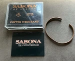 Sabona Of London Copper Bracelet Original Box + Paper 2XL 7.5 U.s.a.. Fixed Price $19.99.