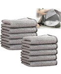Reusable Mesh Scrubbing Cleaning Cloth Pads, Gray, X 6", Kitchen. Fixed Price $9.54.