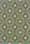 5X8 Sphinx Circles Flowers Casual Blue 8323L Area Rug - Approx 5' 3" 7' 6". Fixed Price $179.00.