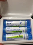 Boiron Spongia Tosta 6C Homeopathic Medicine For Relieve Barking Coughs 3-PACK. Fixed Price $21.99.