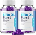 (2 Pack) Elite Xl Boost Gummies For Men Advanced Gummy Natural Blend Vitamins. Fixed Price $29.95.