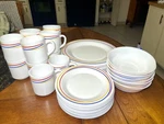 U Choose Vintage Arcopal Fireworks White Milk Glass Pop Art Dinnerware France. Fixed Price $9.99.