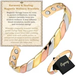 Cigmag Copper Bracelets For Women Pure Adjustable, 1-TRICOLOUR. Fixed Price $19.54.