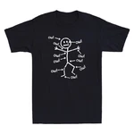 Ow Funny Chronic Pain Scream Character Graphic Men's Short Sleeve T-shirt. Fixed Price $9.99.