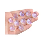 Acxico 10PCS Carved Ab White Rainbow Titanium Crystal Fox Pendant Bead. Fixed Price $13.56.