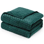 Minky Dot Weighted Blanket For Adults King Size 15 Lbs, Soft Cozy Heavy Blank.... Fixed Price $117.32.