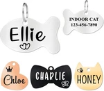 Ultra Joys Cat Id Personalized Pet Tags, Durable Small, .fish-silver. Fixed Price $14.19.