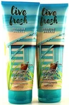 Qty 2 Bath & Body Works Live Fresh - Seaside Breeze Cream Lotion 8OZ. Fixed Price $44.97.