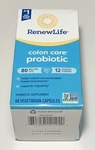 Renew Life Colon Care Probiotic 80 Billion Cfu 60 Capsules Exp 07/2026+. Fixed Price $39.95.