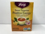 Yogi Sweet Tangerine Positive Energy 16 Tea Bags. Fixed Price $9.29.