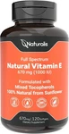 Naturalis Sunflower Vitamin 670MG (1000 Iu) W/mixed Tocopherols Essential Sk. Fixed Price $40.53.