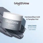 GLAD2GLOW Volcano Detox Clay Mask Anti-aging Clears Blackheads Pores Acne 30GR. Fixed Price $32.99.