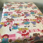 Cabbage Patch Kids Twin Blanket Bedding 72 X 92 No Damage Flannel Felt Material. Fixed Price $59.99.
