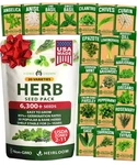 Home Grown Premium Herb Seeds Variety Pack 20 Heirloom For Planti.... Fixed Price $23.56.