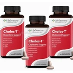 (3) Life Seasons Choles-t Support 90/270 Veg Capsules **exp 2028. Fixed Price $70.00.