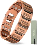 Magenergy Copper Bracelet For Men, 3X Strength Magnetic Cross. Fixed Price $36.98.