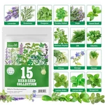 Groundio 15 Herb Seeds Variety Pack 5,700+ Non-gmo Heirloom For Green. Fixed Price $14.22.
