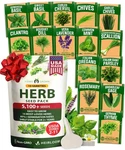 Herb Seeds For Planting 15PACK Massive Count 5,100+ Nongmo Heirloo.... Fixed Price $17.35.