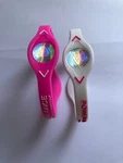 2 Pcs Pink & White Power Balance Energy Health Band Bracelet Xs M, Xl. Fixed Price $9.99.