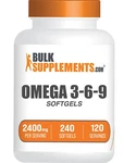 Bulksupplements Omega 3-6-9 Softgels 240CT 2400 Mg Per Serving. Fixed Price $23.97.