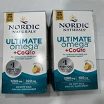 Bottles Nordic Naturals Ultimate OMEGA+COQ10 120 Total Soft Gels 2027/02. Fixed Price $38.99.