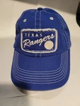 Texas Rangers Patch Hat Progressive Fsn Adjustable Cap Sport Image Blue Mlb. Fixed Price $15.00.