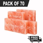 Pink Himalayan Salt Tiles 8X4X1 Pack Of 70 Bricks For Spa Sauna Wall Panels. Fixed Price $870.00.